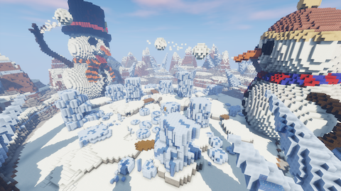 Snowman tower defence PACK Minecraft Map