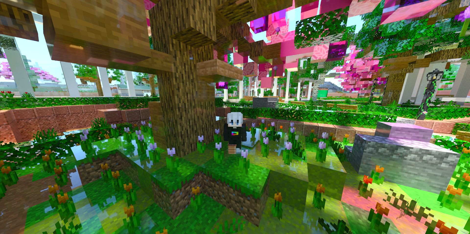 Backrooms Level - 54  The Purple Forest  Minecraft Map
