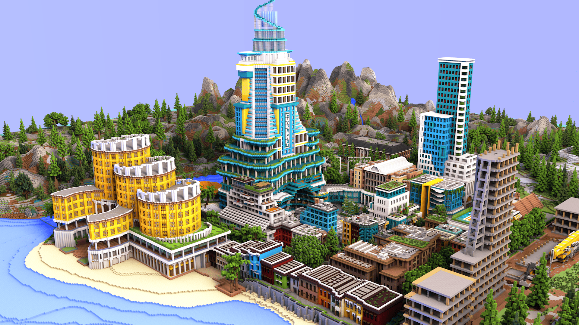 City Builder Mash-up in Minecraft Marketplace